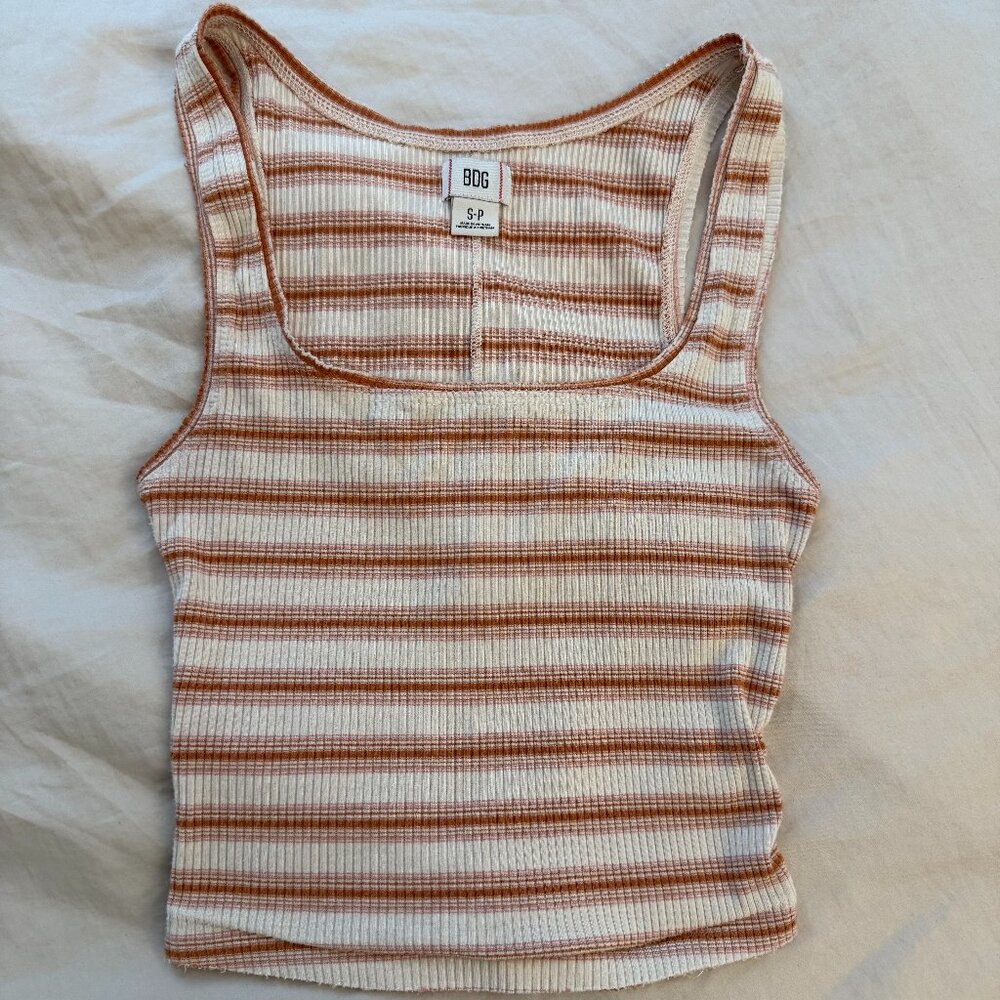 BDG Striped Crop Tank